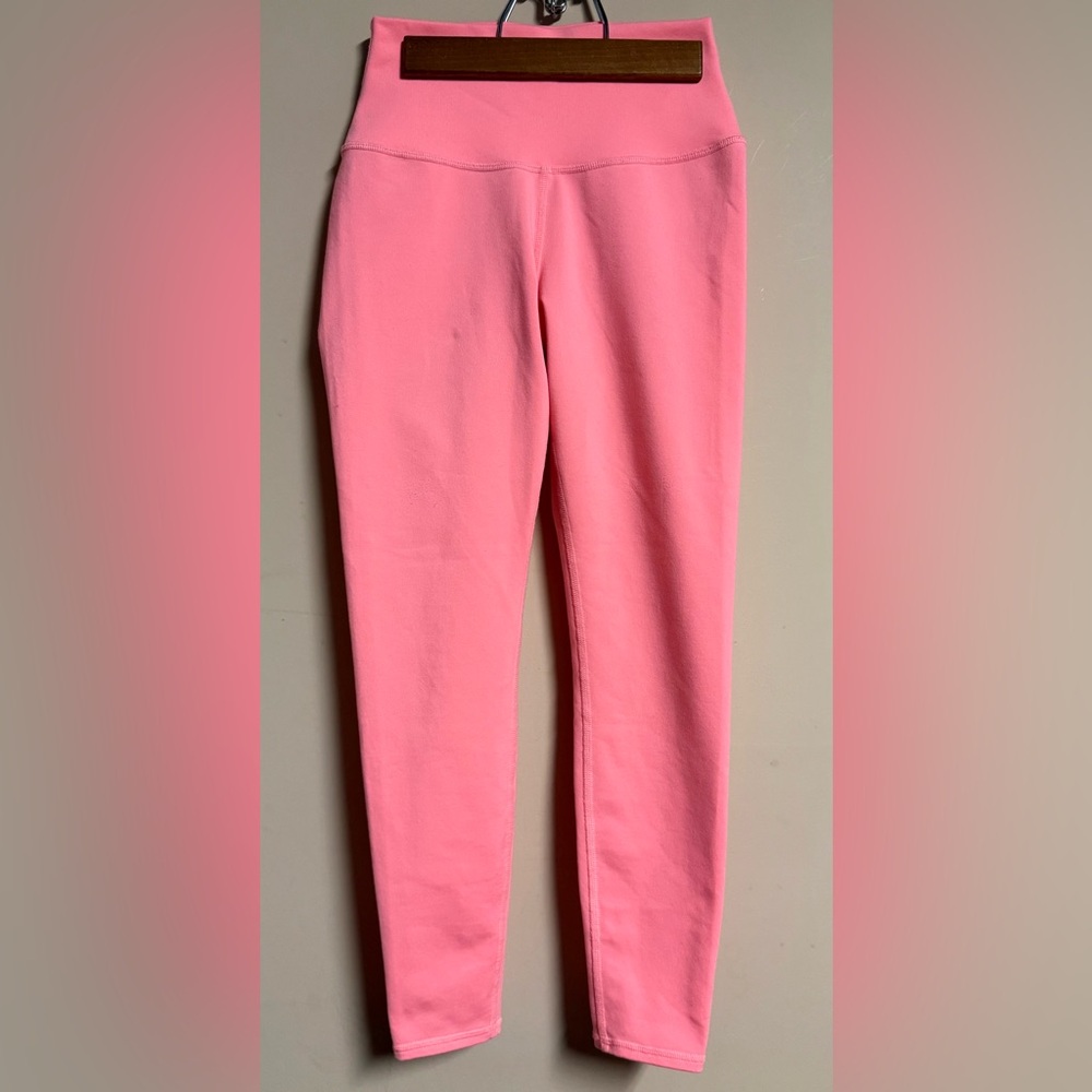 ALO Yoga Coral-Pink Seamless Leggings